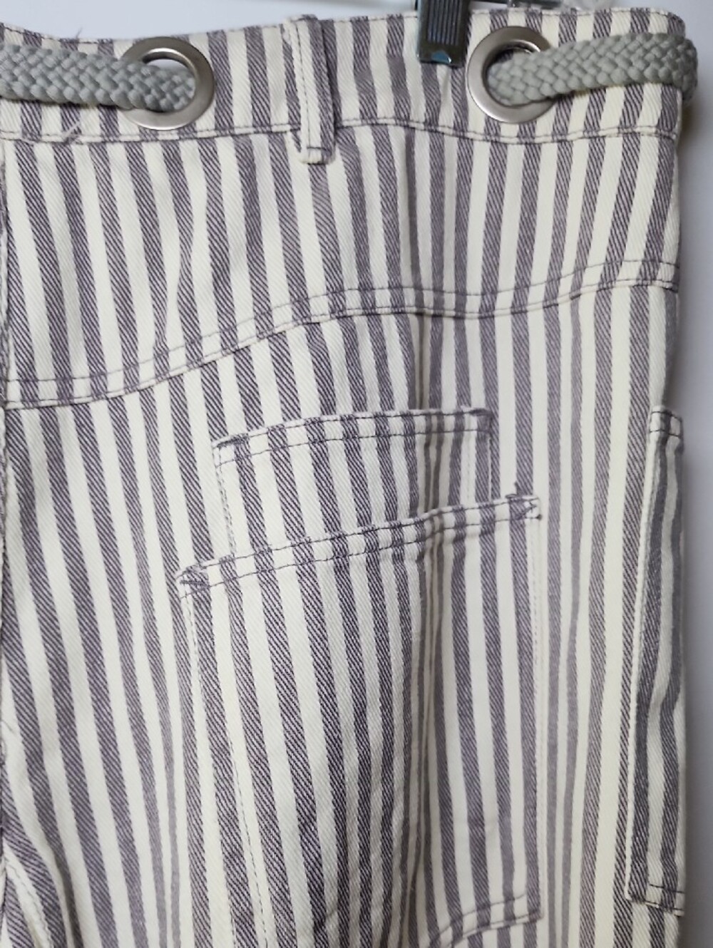 LOV LOV | Striped Drawstring Jeans - Picture 8 of 10